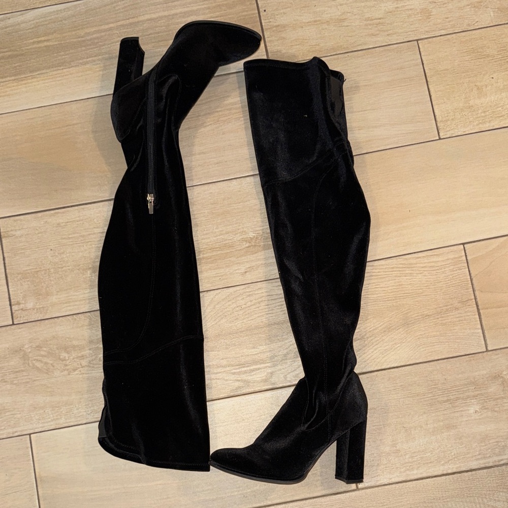 Marc Fisher Black Over-the-Knee Boots